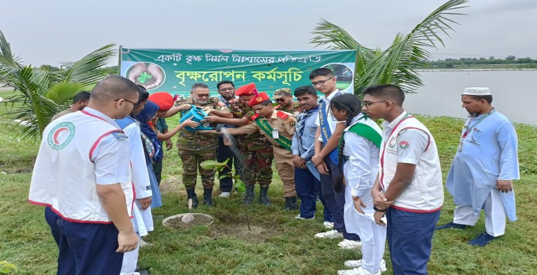 বৃক্ষরোপণ ও পরিচর্যা অভিযান অনুষ্ঠিত