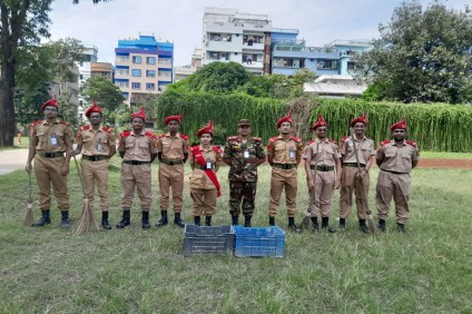 বিএনসিসি প্ল্যাটুনের ডেঙ্গু প্রতিরোধে পরিষ্কার-পরিচ্ছন্